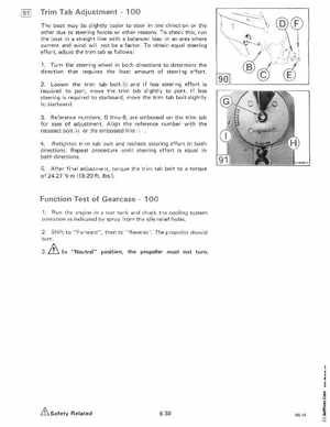 1985 OMC 65, 100 and 155 HP Models Commercial Service Manual, PN 507450-D, Page 303