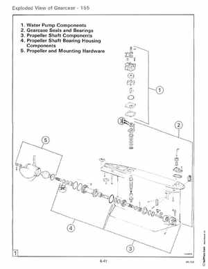1985 OMC 65, 100 and 155 HP Models Commercial Service Manual, PN 507450-D, Page 305