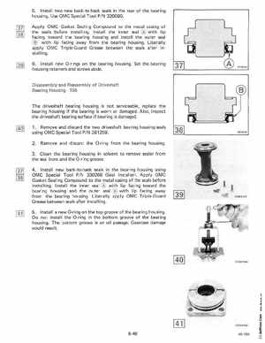 1985 OMC 65, 100 and 155 HP Models Commercial Service Manual, PN 507450-D, Page 312