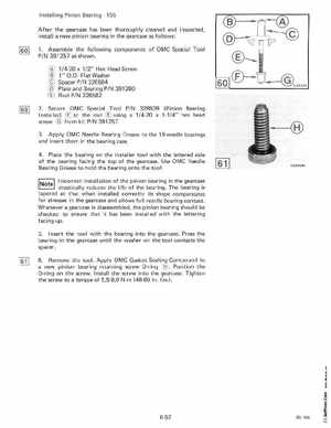 1985 OMC 65, 100 and 155 HP Models Commercial Service Manual, PN 507450-D, Page 316