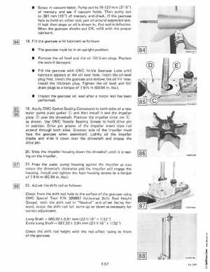 1985 OMC 65, 100 and 155 HP Models Commercial Service Manual, PN 507450-D, Page 321