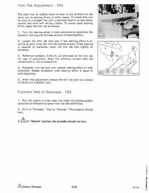 1985 OMC 65, 100 and 155 HP Models Commercial Service Manual, PN 507450-D, Page 323