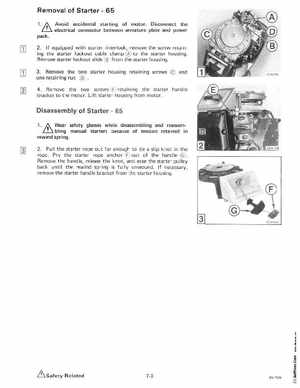 1985 OMC 65, 100 and 155 HP Models Commercial Service Manual, PN 507450-D, Page 326
