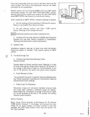 1985 OMC 65, 100 and 155 HP Models Commercial Service Manual, PN 507450-D, Page 335