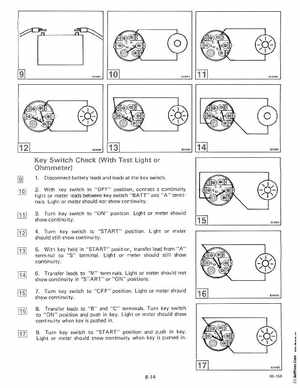 1985 OMC 65, 100 and 155 HP Models Commercial Service Manual, PN 507450-D, Page 344