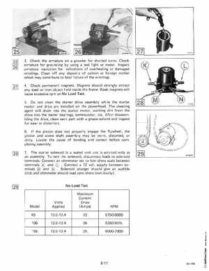 1985 OMC 65, 100 and 155 HP Models Commercial Service Manual, PN 507450-D, Page 347