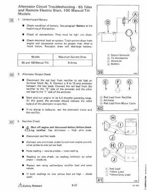 1985 OMC 65, 100 and 155 HP Models Commercial Service Manual, PN 507450-D, Page 352