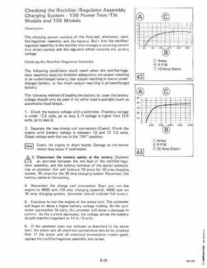 1985 OMC 65, 100 and 155 HP Models Commercial Service Manual, PN 507450-D, Page 355