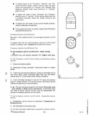 1985 OMC 65, 100 and 155 HP Models Commercial Service Manual, PN 507450-D, Page 362