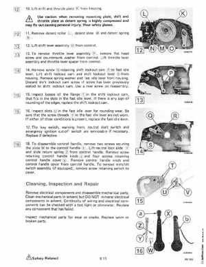 1985 OMC 65, 100 and 155 HP Models Commercial Service Manual, PN 507450-D, Page 370