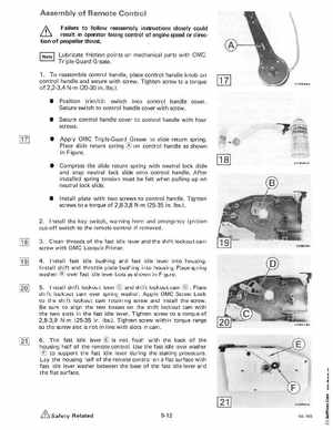 1985 OMC 65, 100 and 155 HP Models Commercial Service Manual, PN 507450-D, Page 371