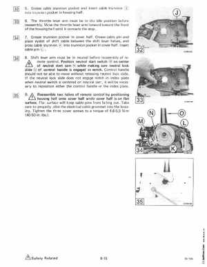 1985 OMC 65, 100 and 155 HP Models Commercial Service Manual, PN 507450-D, Page 374