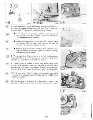 1985 OMC 65, 100 and 155 HP Models Commercial Service Manual, PN 507450-D, Page 376