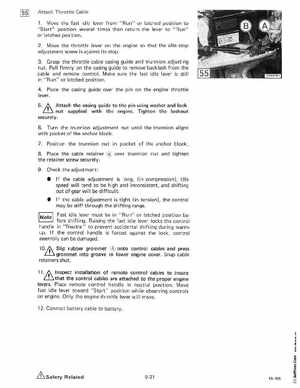 1985 OMC 65, 100 and 155 HP Models Commercial Service Manual, PN 507450-D, Page 380