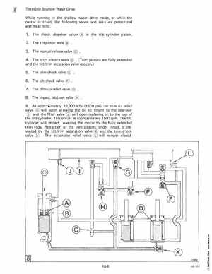 1985 OMC 65, 100 and 155 HP Models Commercial Service Manual, PN 507450-D, Page 387