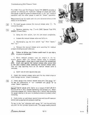 1985 OMC 65, 100 and 155 HP Models Commercial Service Manual, PN 507450-D, Page 392