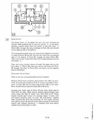 1985 OMC 65, 100 and 155 HP Models Commercial Service Manual, PN 507450-D, Page 396