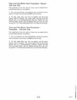 1985 OMC 65, 100 and 155 HP Models Commercial Service Manual, PN 507450-D, Page 399