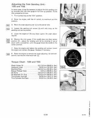 1985 OMC 65, 100 and 155 HP Models Commercial Service Manual, PN 507450-D, Page 419