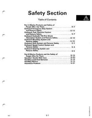 1987 Johnson/Evinrude CU Outboards 35A thru 55 Service Manual, Page 5