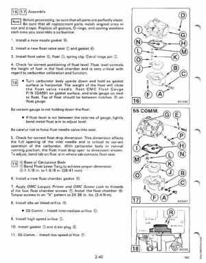 1987 Johnson/Evinrude CU Outboards 35A thru 55 Service Manual, Page 114
