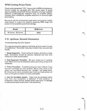 1987 Johnson/Evinrude CU Outboards 35A thru 55 Service Manual, Page 133