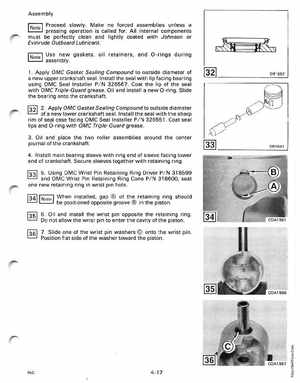 1987 Johnson/Evinrude CU Outboards 35A thru 55 Service Manual, Page 172