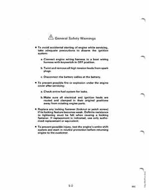 1987 Johnson/Evinrude CU Outboards 35A thru 55 Service Manual, Page 186