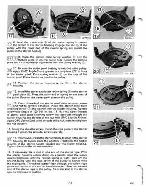 1987 Johnson/Evinrude CU Outboards 35A thru 55 Service Manual, Page 244