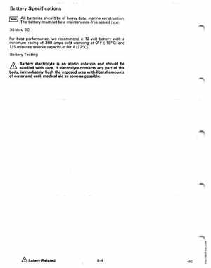 1987 Johnson/Evinrude CU Outboards 35A thru 55 Service Manual, Page 249