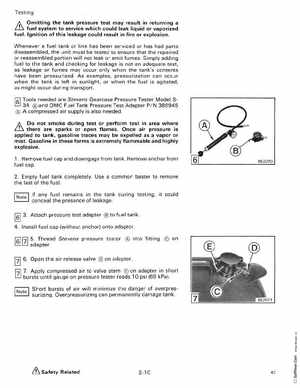 1988 "CC" Colt / Junior thru 8 Models Service Manual, P/N 507659, Page 89