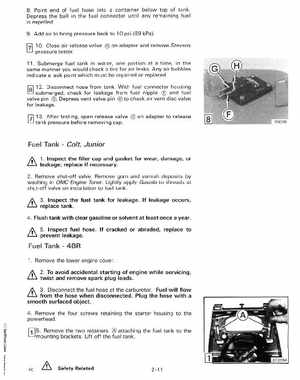 1988 "CC" Colt / Junior thru 8 Models Service Manual, P/N 507659, Page 90