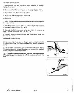 1988 "CC" Colt / Junior thru 8 Models Service Manual, P/N 507659, Page 91