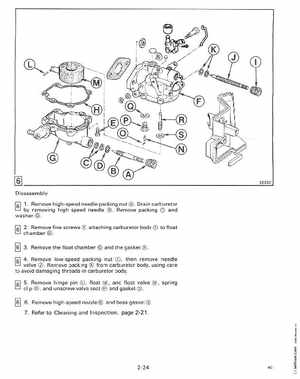 1988 "CC" Colt / Junior thru 8 Models Service Manual, P/N 507659, Page 103