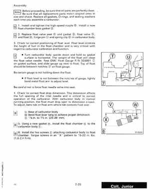 1988 "CC" Colt / Junior thru 8 Models Service Manual, P/N 507659, Page 104