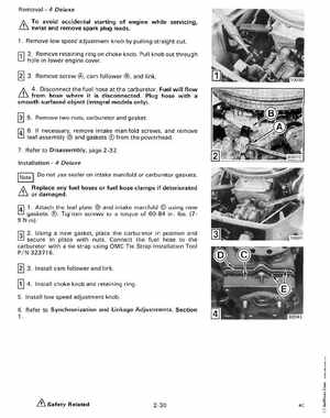 1988 "CC" Colt / Junior thru 8 Models Service Manual, P/N 507659, Page 109