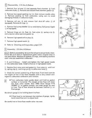1988 "CC" Colt / Junior thru 8 Models Service Manual, P/N 507659, Page 111