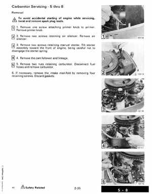 1988 "CC" Colt / Junior thru 8 Models Service Manual, P/N 507659, Page 114