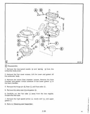 1988 "CC" Colt / Junior thru 8 Models Service Manual, P/N 507659, Page 115