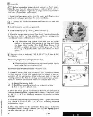 1988 "CC" Colt / Junior thru 8 Models Service Manual, P/N 507659, Page 116
