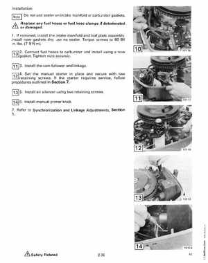 1988 "CC" Colt / Junior thru 8 Models Service Manual, P/N 507659, Page 117