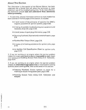 1988 "CC" Colt / Junior thru 8 Models Service Manual, P/N 507659, Page 123