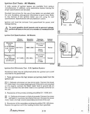 1988 "CC" Colt / Junior thru 8 Models Service Manual, P/N 507659, Page 128
