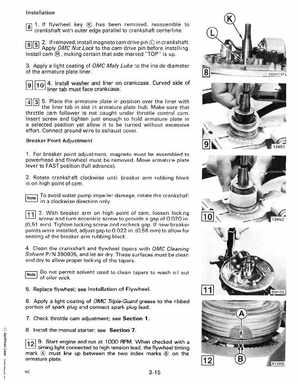1988 "CC" Colt / Junior thru 8 Models Service Manual, P/N 507659, Page 133