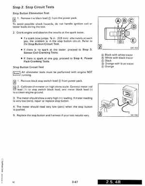 1988 "CC" Colt / Junior thru 8 Models Service Manual, P/N 507659, Page 165