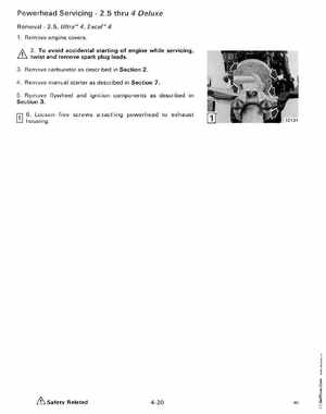 1988 "CC" Colt / Junior thru 8 Models Service Manual, P/N 507659, Page 189
