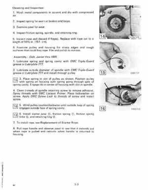 1988 "CC" Colt / Junior thru 8 Models Service Manual, P/N 507659, Page 273