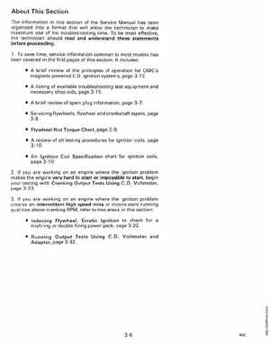 1988 Johnson/Evinrude "CC" 40 thru 55 Models Service Manual, Page 125