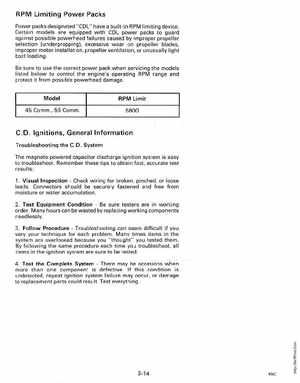 1988 Johnson/Evinrude "CC" 40 thru 55 Models Service Manual, Page 133