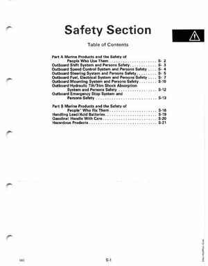 1988 Johnson Evinrude CC 60 thru 75 outboards Service Manual, Page 5